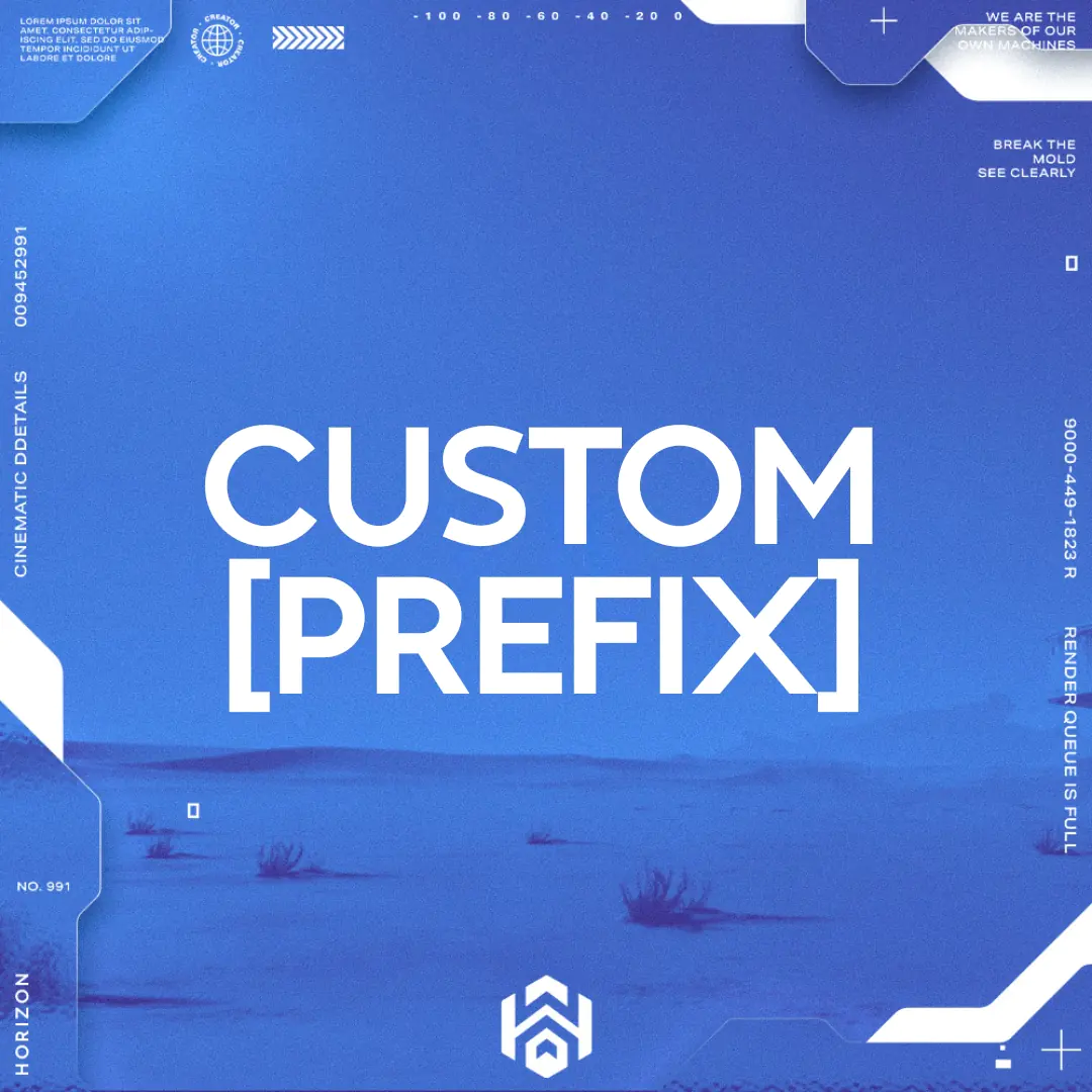 Кастомный префикс в табе